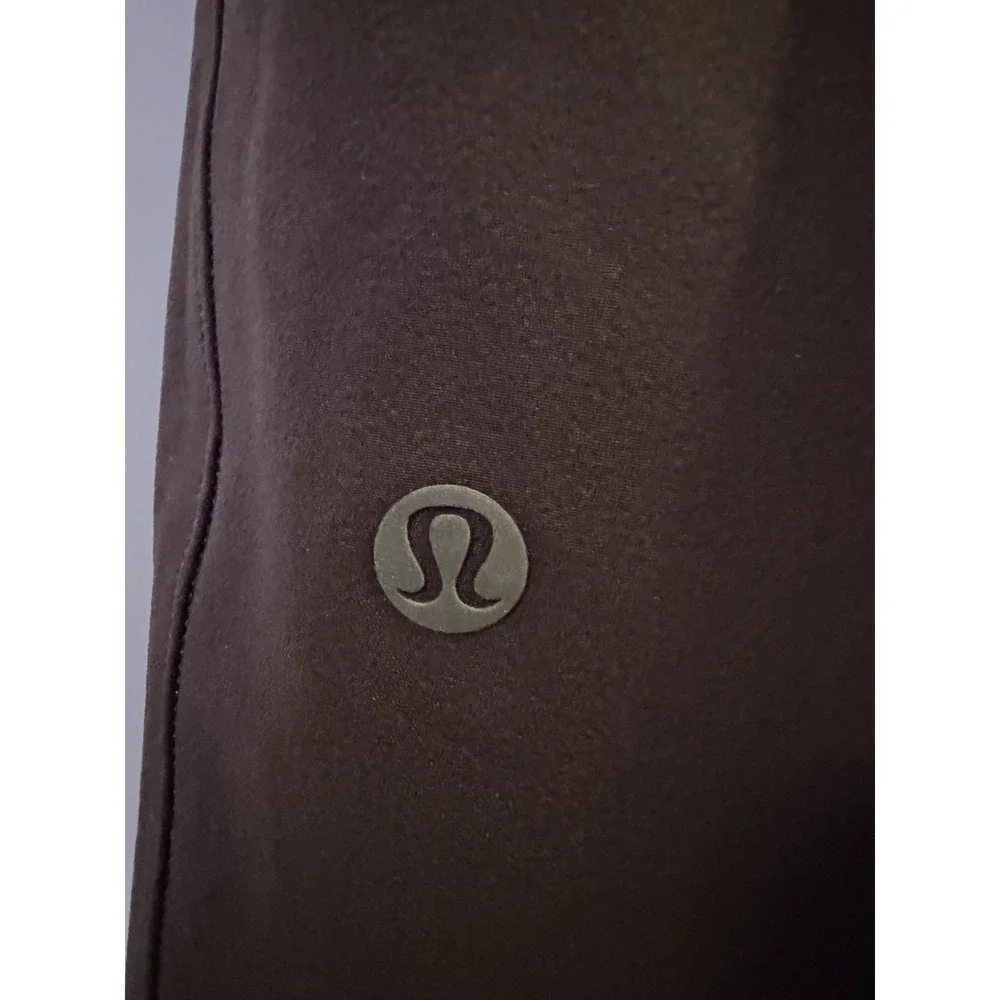 Lululemon Mens M Black Jogger Pants Drawstring Zip Pocket Tapered Athletic Sport